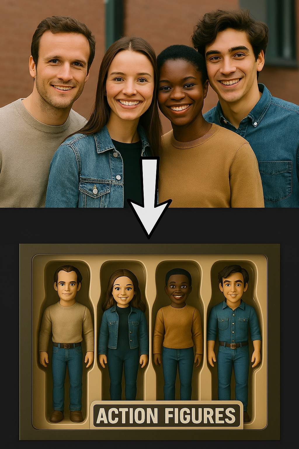 Action Figure Blister Pack